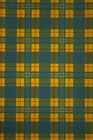Carta Regalo Scozzese Filo Blu/Giallo fogli cm 70x100