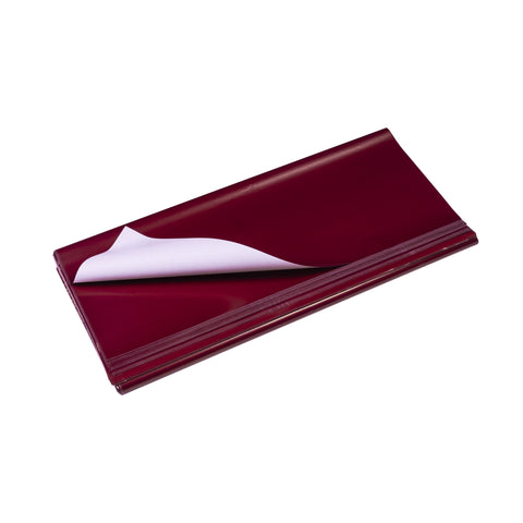 Carta regalo patinata bordeaux lucido