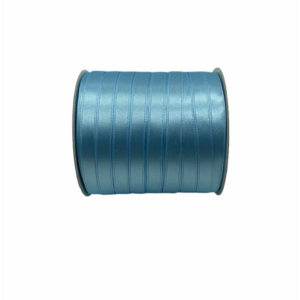 Furlanis - Nastro Doppio Raso, Tessuto Italiano - Ottanio, 6 mm x 100 m Furlanis - Nastro Doppio Raso, Tessuto Italiano - Ottanio, 6 mm x 100 m