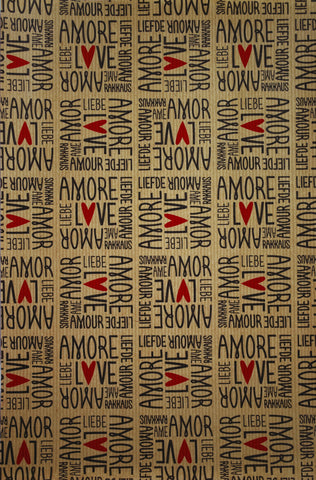 Carta Regalo Love San Valentino fogli cm 70x100