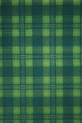 Carta Regalo Scozzese Filo Blu/Verde fogli cm 70x100