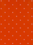 Carta Regalo Sealing Arancio Pois (Fogli o Rotoli)