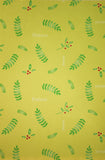 Carta Regalo Felci Nature Fondo Verde fogli cm 70x100