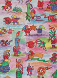 Carta Regalo Natale Folletti (Fogli 70x100 cm)