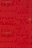 Carta Regalo Natale Auguri fondo Rosso (Fogli o Rotoli)