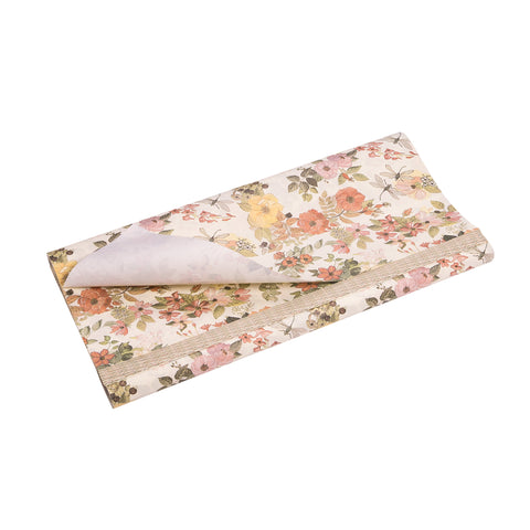 Carta da regalo floreale vintage - 6 fogli di carta da regalo fiori per Carta da regalo floreale vintage - 6 fogli di carta da regalo fiori per