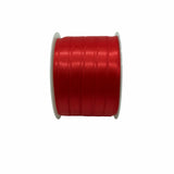 Nastro Doppio Raso Satin Rosso