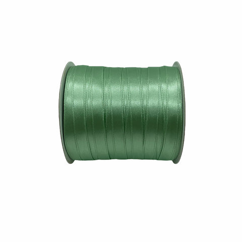Furlanis Nastro Doppio Raso Verde Muschio 25mm X 50m: Tessuto Italiano Elegante Per Bomboniere E Regali - 4