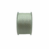 Nastro Grosgrain Avorio a Pois 10mm