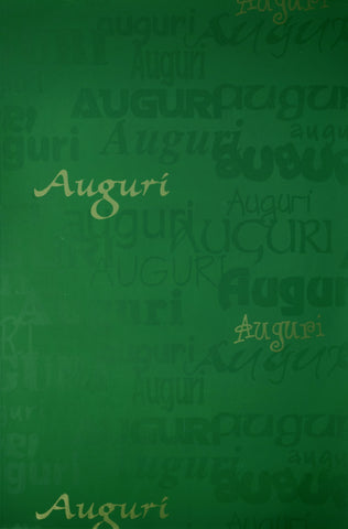 Carta Regalo Auguri Verde (Fogli 70x100)